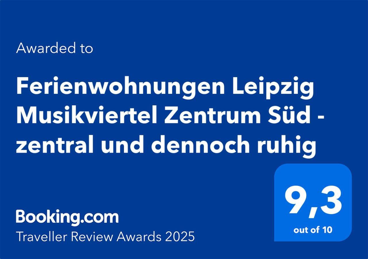 Ferienwohnungen Leipzig Musikviertel Zentrum Sued - Zentral Und Dennoch Ruhig Buitenkant foto